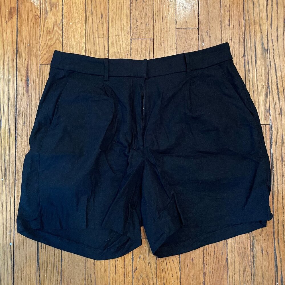 Black linen shorts Old Navy size XL